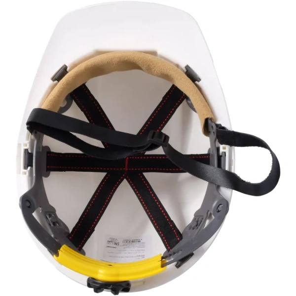 Каска защитная термостойкая РОСОМЗ СОМЗ-55 FavoriT Termo Rapid белая с  храповым механизмом (76717)