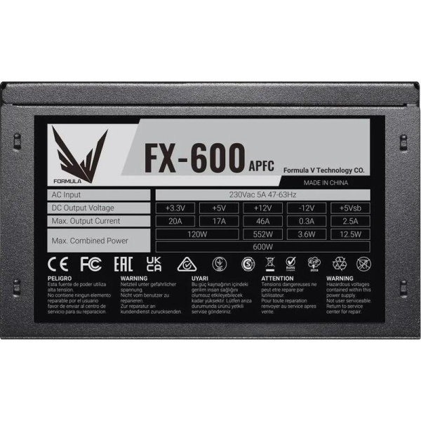 Блок питания Formula FX-600 600 Вт