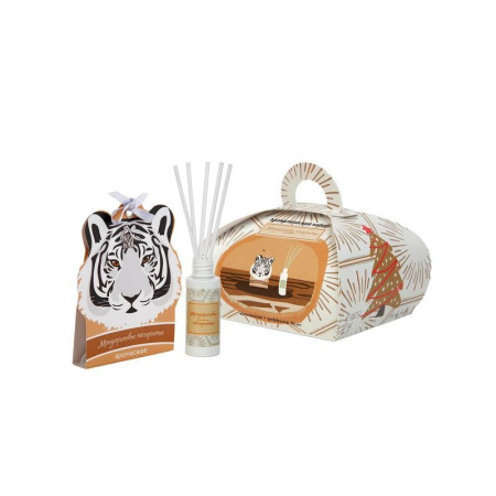 Подарочный набор Arida Home Мандариновое настроение мандарин/лайм вербена/белый мускус (аромасаше, диффузор, фибровые палочки)