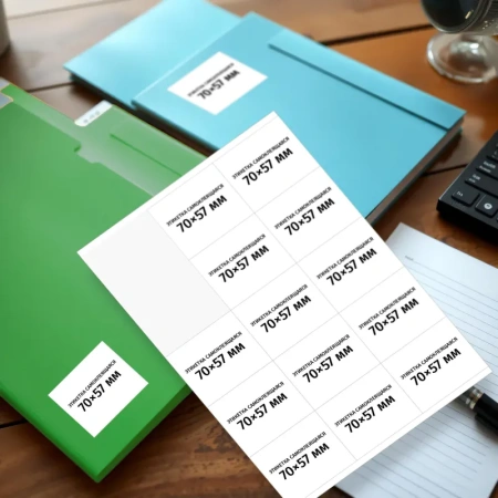 Этикетки самоклеящиеся ProMega Label белые 70х57 мм (15 штук на листе А4, 100 листов в упаковке) Этикетки самоклеящиеся ProMega Label белые 70х57 мм (15 штук на листе А4, 100 листов в упаковке)