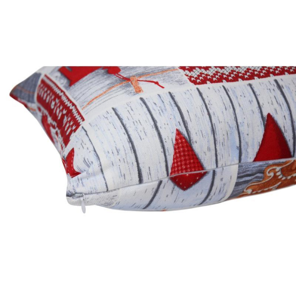 Подушка Smart-textile Чудеса 40х40 см файбер/рогожка