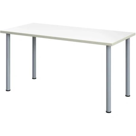 Стол обеденный Комус МДС (белый/серый, 1500х700х760 мм)
