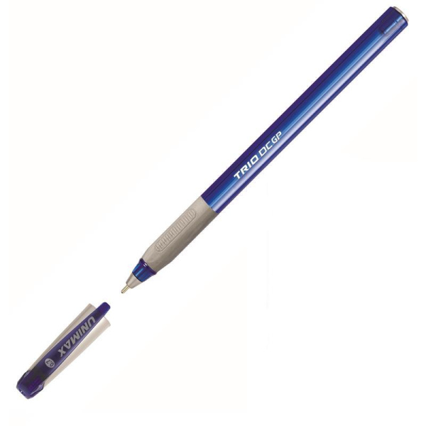 Ручка шариковая неавтоматическая масляная Unimax Trio DC GP синяя (толщина линии 0.5 мм)