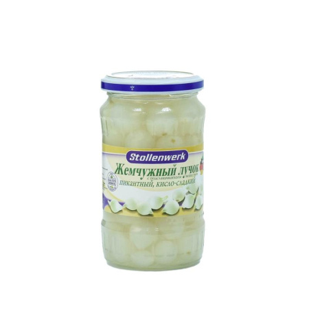 Лук жемчужный Stollenwerk кисло-сладкий 370 мл