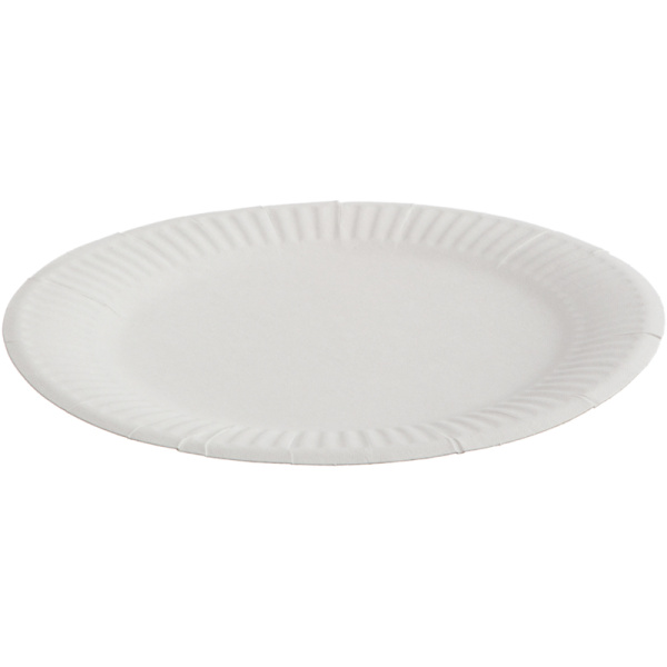 Тарелка одноразовая бумажная 170 мм белая 1000 штук в упаковке Тарелка одноразовая бумажная 170 мм белая 1000 штук в упаковке