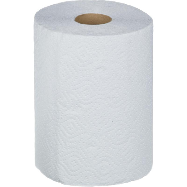 Полотенца бумажные Joy Eco 2-слойные белые 1 рулон по 30 метров