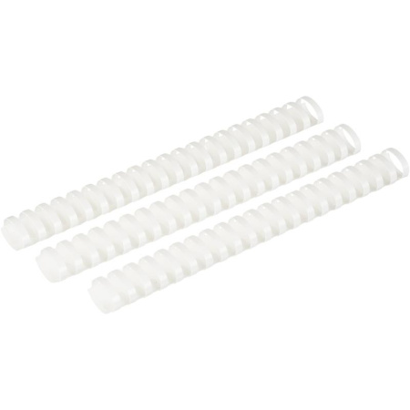 Пружины для переплета пластиковые 32 мм белые (50 штук в упаковке)