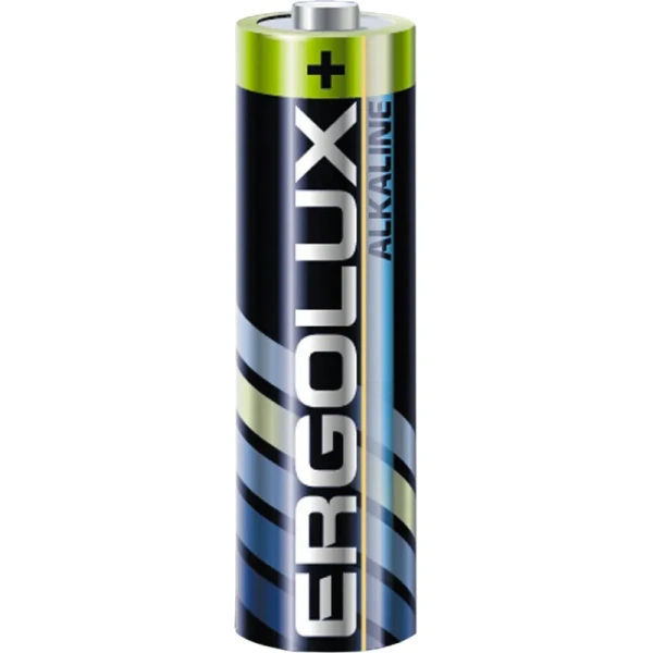 Батарейки Ergolux Alkaline пальчиковые АА LR6 (2 штуки в упаковке)