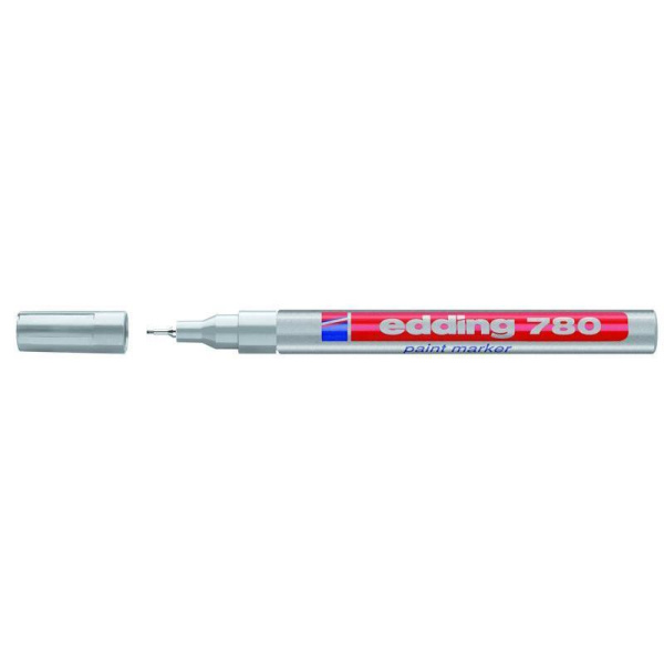Маркер промышленный Edding E-780/54 для универсальной маркировки серебристый (0.8 мм)