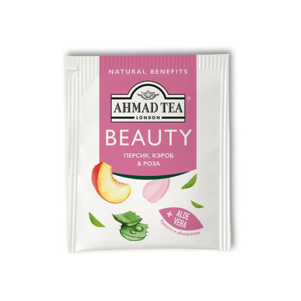 Чай Ahmad Tea Beauty травяной персик/кэроб/роза 20 пакетиков