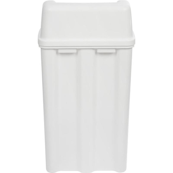 Корзина для мусора Luscan Professional настенная белая 50 л (артикул производителя R-3519)