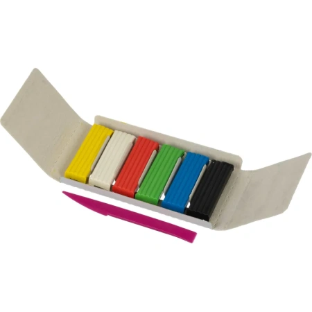 Пластилин классический Lori 6 цветов 90 г (Плф-006)