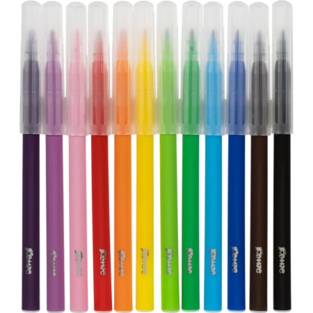 Фломастеры Комус Класс Максики 12 цветов с вентилируемыми колпачками  смываемые Фломастеры Комус Класс Максики 12 цветов с вентилируемыми колпачками  смываемые