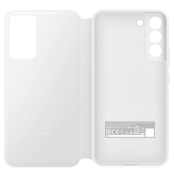Чехол-книжка Samsung Smart Clear View Cover S22+ для Samsung Galaxy S22+ белый (SAM-EF-ZS906CWEGRU)