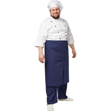 Фартук поварской синий