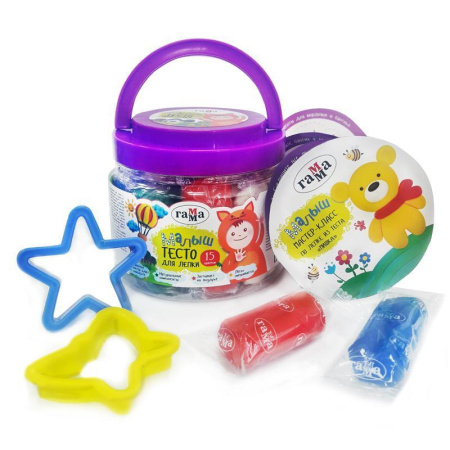 Тесто для лепки Гамма Малыш 15 цветов