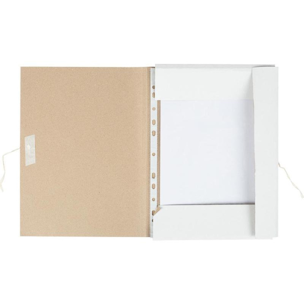 Папка для бумаг с завязками (немелованная, 1 штука в упаковке)