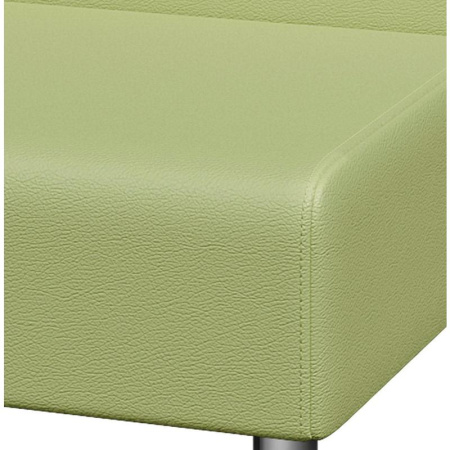 Диван трехместный Юнит-Док U3H светло-зеленый (искусственная кожа)