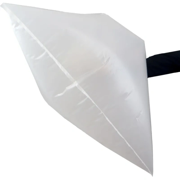 Мешки для мусора 240 л прозрачные (ПВД 80 мкм, 10 штук)