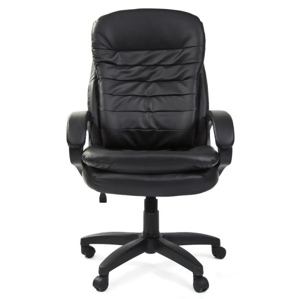 Кресло для руководителя Easy Chair 515 TPU черное (экокожа, пластик)