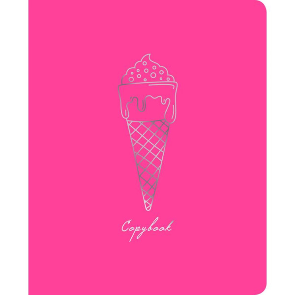 Тетрадь общая Канц-Эксмо Total Pink Sweet А5 48 листов в клетку на  скрепке (обложка в ассортименте)