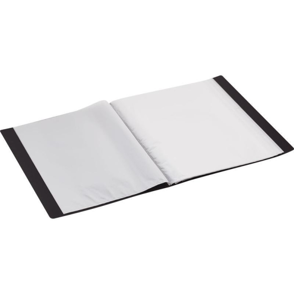 Папка файловая на 40 файлов Attache черная