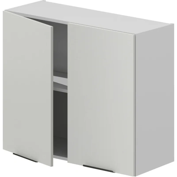 Шкаф кухонный VOK W2D_72_90 (белый альпийский/белый шагрень, 900х315х720  мм)