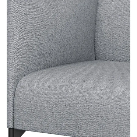 Кресло Бридж светло-серое (ткань)