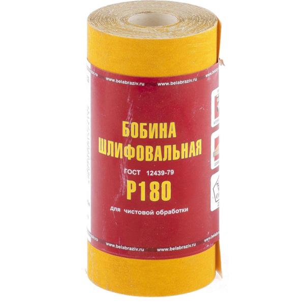 Шкурка БАЗ LP41C Р180 115 мм x 5 м (75632)