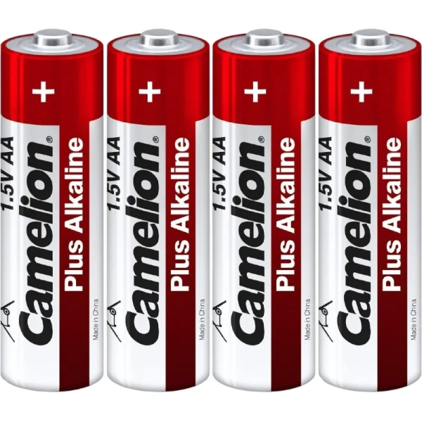 Батарейки Camelion Plus Alkaline пальчиковые АА LR6 (4 штуки в упаковке)
