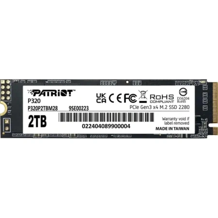 SSD накопитель Patriot Memory P320P2TBM28 2 ТБ