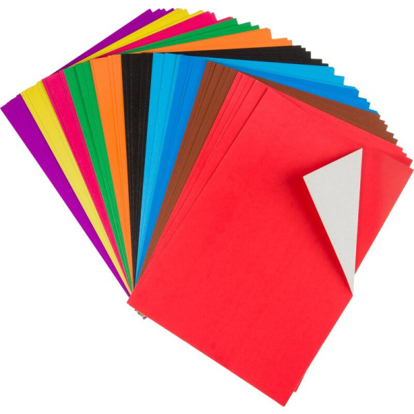 Картон цветной №1 School ColorPics (А4, 50 листов, 10 цветов, мелованный  на склейке)
