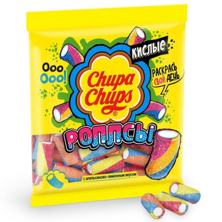 Мармелад Chupa Chups Кислые роллсы 150 г Мармелад Chupa Chups Кислые роллсы 150 г