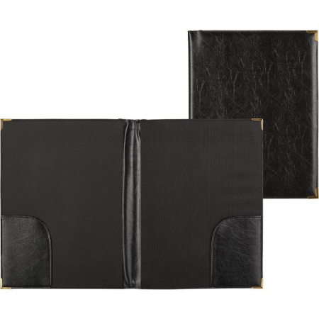 Папка из кож/зам Attache № 165 черн.