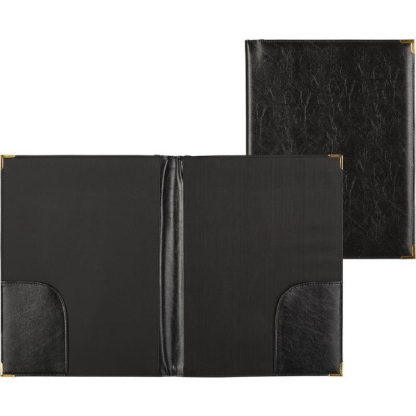 Папка из кож/зам Attache № 165 черн.