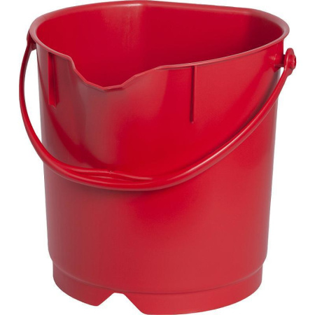 Ведро FBK 9 л пластиковое красное