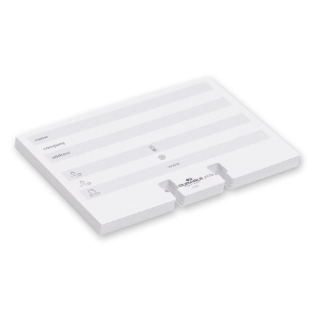 Вкладыш для картотек Durable 100 штук (72x104 мм)