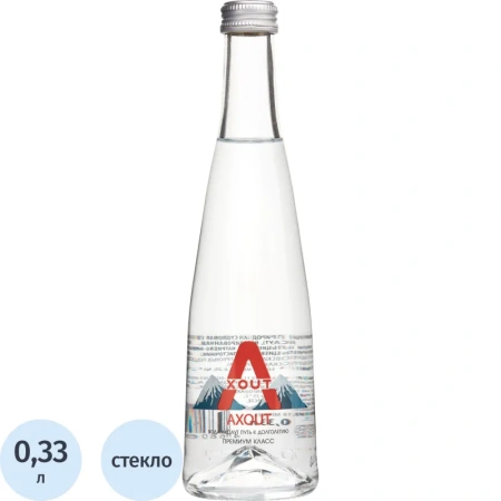 Вода минеральная Axout столовая негазированная 0.33 л