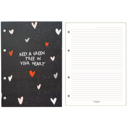 Блокнот Be Smart Sentiment А5 80 листов разноцветный в линейку на  склейке (140х198 мм) Блокнот Be Smart Sentiment А5 80 листов разноцветный в линейку на  склейке (140х198 мм)