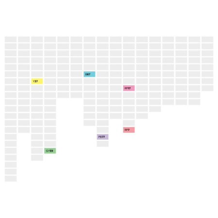 Набор маркеров Touch Brush пастельные тона 6 цветов