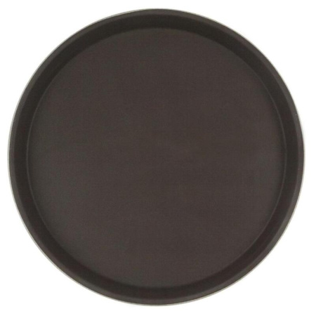 Поднос пластиковый Verlex диаметр 40 см коричневый (кт03)