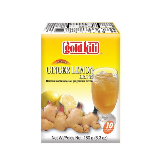 Имбирный напиток Gold Kili с лимоном и медом 10 пакетиков