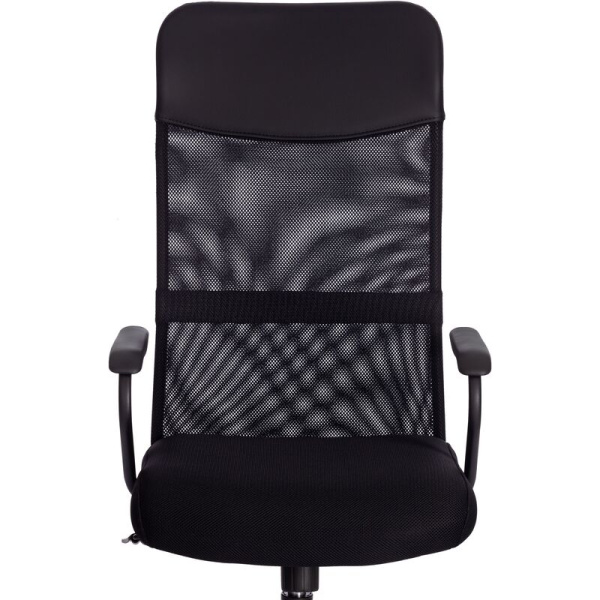 Кресло для руководителя Easy Chair 618 черное (искусственная кожа/сетка,  пластик)