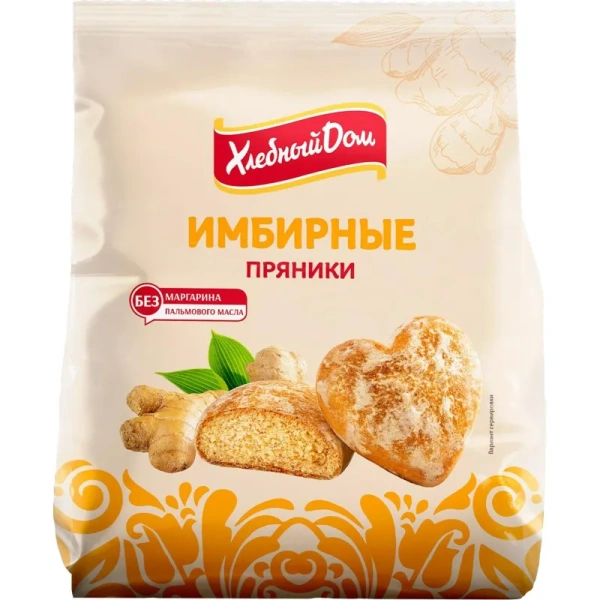 Пряники Хлебный дом имбирные 300 г