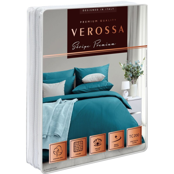 Постельное белье Verossa Страйп 744099 (1.5-спальное, страйп-сатин)