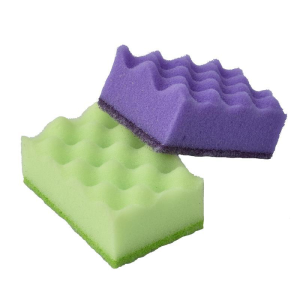 Губки для мытья посуды Master Fresh XL Strong effect поролоновые 95х65х35 мм 5 штук в упаковке