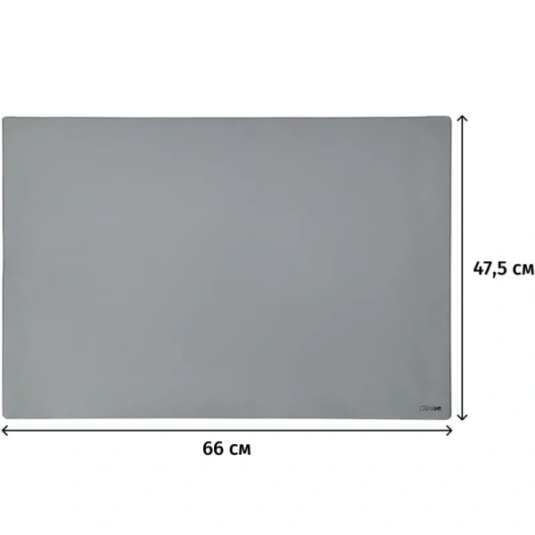 Коврик на стол Комус 475x660 мм серый