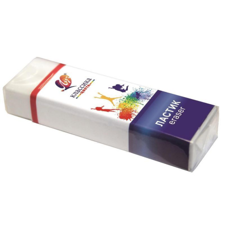 Ластик Луч Классика резиновый прямоугольный 40x19x10 мм
