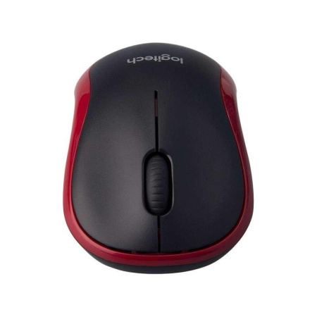 Мышь компьютерная Logitech Wireless Mouse M185 Red USB