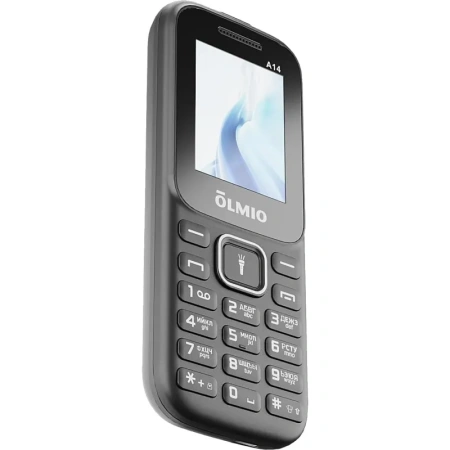 Мобильный телефон Olmio A14 чёрный (48142)